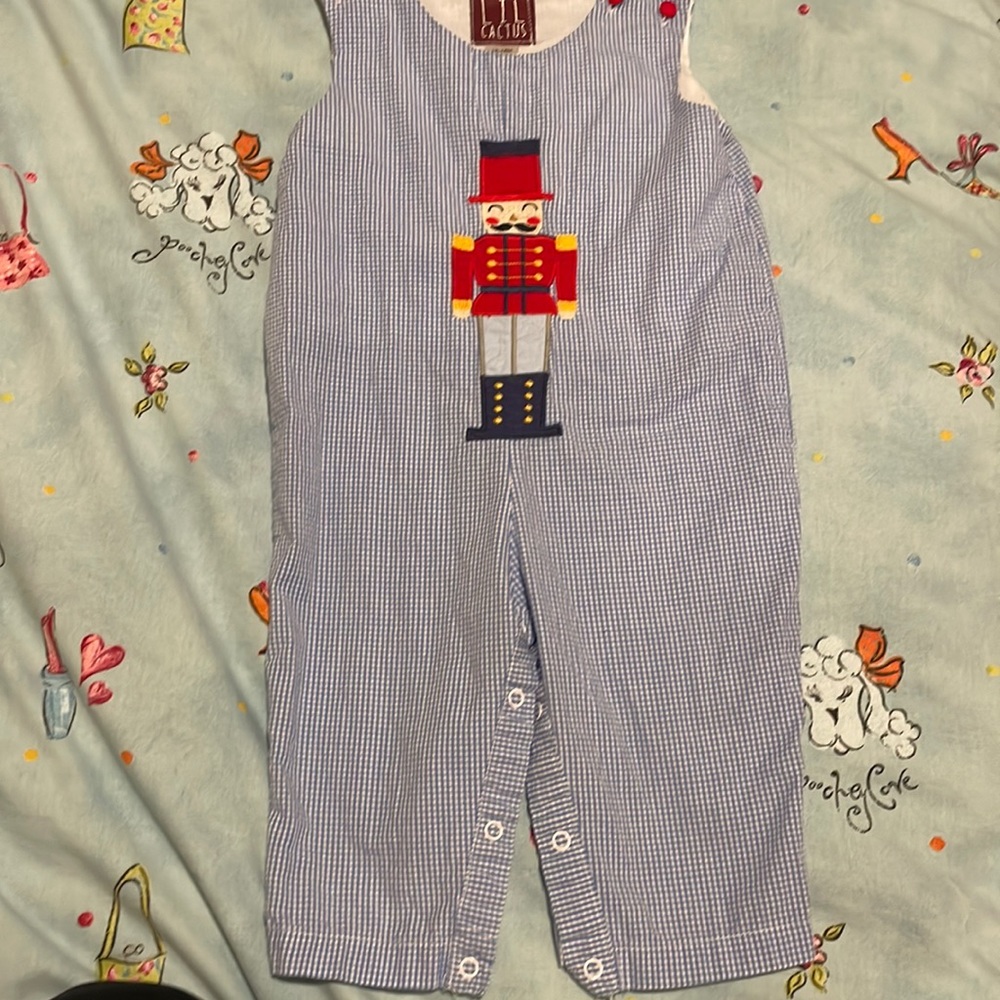 Toy Solider Romper Toddler 12-18 months-snap bottom closure, adjustable sleeve